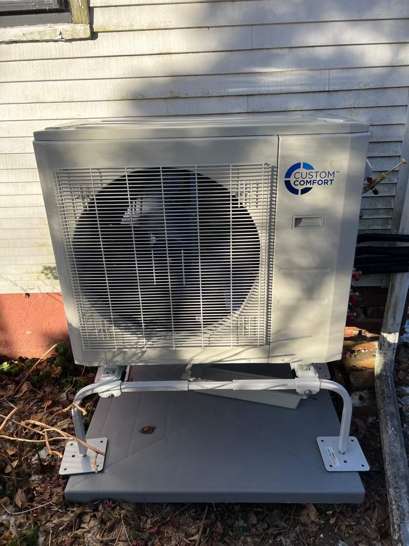 Newbury Project Spotlight: Mini Split Installation & Outdoor Condenser Setup